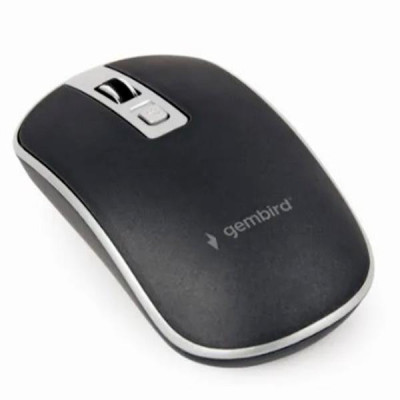 Gembird MUSW-4B-06-BS Wireless Black-Silver