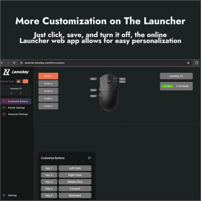 Lemokey G1 Black (G1-A1)