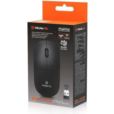 REAL-EL RM-313 Wireless Black (EL123200042)