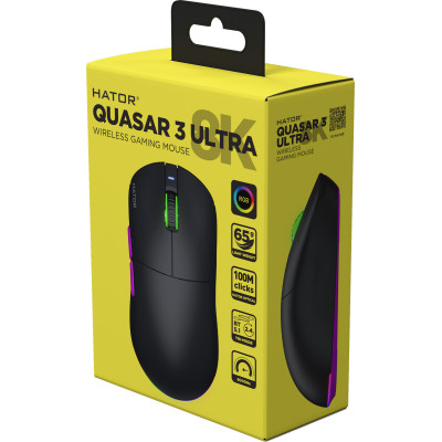 HATOR Quasar 3 Ultra 8K Black Wireless (HTM770)