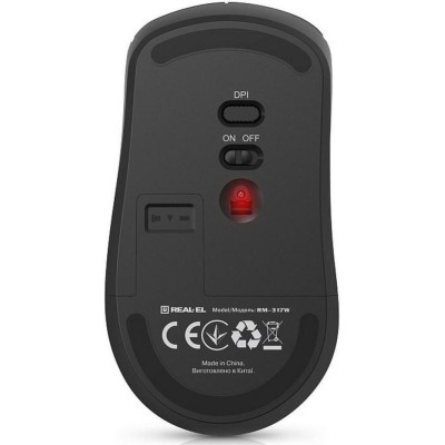 REAL-EL RM-317W Black (EL123200052)