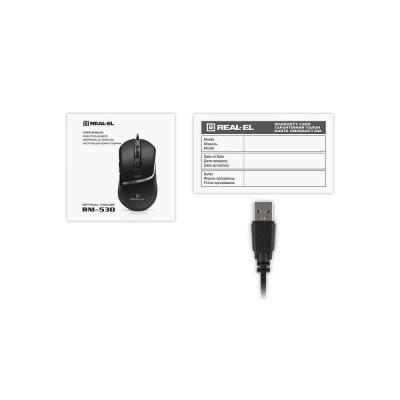 REAL-EL RM-530 Black (EL123200053)