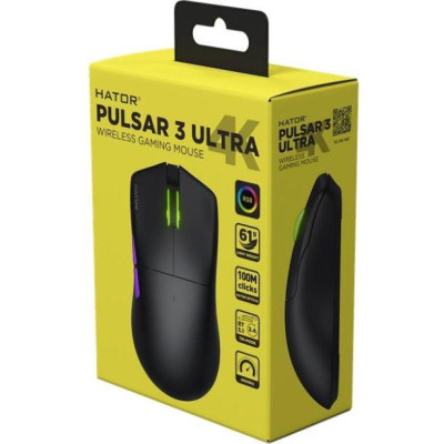 HATOR Pulsar 3 Ultra 4K Wireless Black (HTM680)