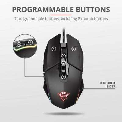 Trust GXT 950 Idon Illuminated Black (23645)