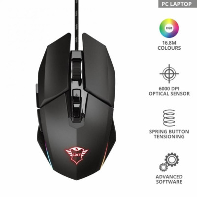 Trust GXT 950 Idon Illuminated Black (23645)