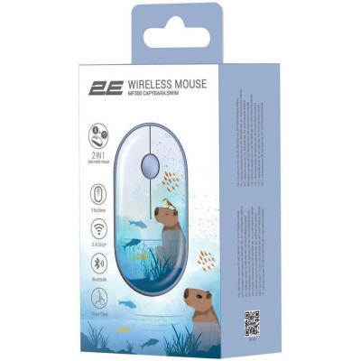 2E MF300 Capybara Silent WL BT Swim (2E-MF300WCAPIBARABL) 2E MF300 Capybara Silent WL BT Swim (2E-MF300WCAPIBARABL)