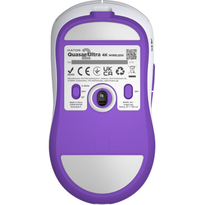 HATOR Quasar 2 Ultra 4K Wireless White/Lilac (HTM571WL)