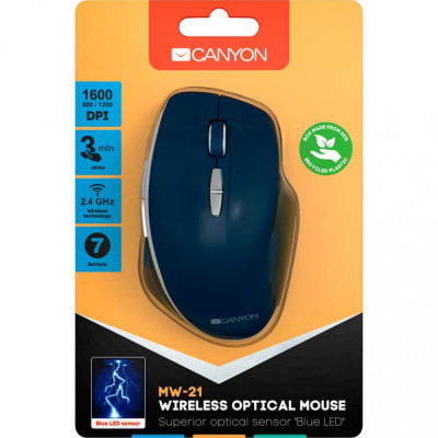 Canyon MW-21 Wireless Sapphire Blue (CNS-CMSW21BL)