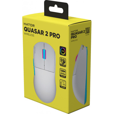 HATOR Quasar 2 PRO Wireless White/Cyan (HTM561WC)