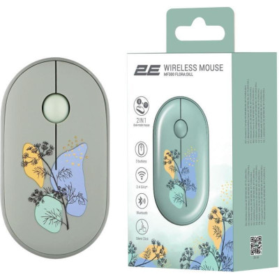 2E MF300 Flora Silent WL BT Dill (2E-MF300WFLORAGN)