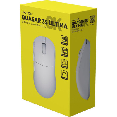 HATOR Quasar 3S ULTIMA 8K Wireless white (HTM661)