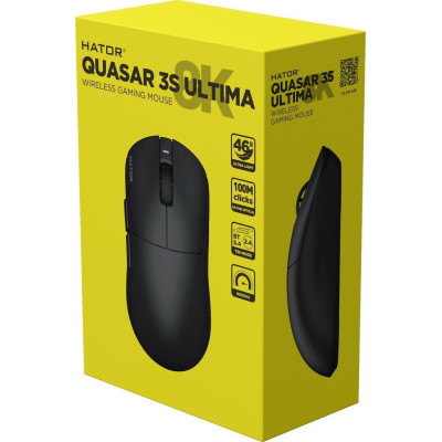 HATOR Quasar 3S ULTIMA 8K Wireless black (HTM660)