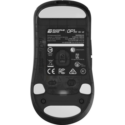 Endgame Geаr OP1w 4K v2 Black Transparent (PGW-EG-MOU-073)