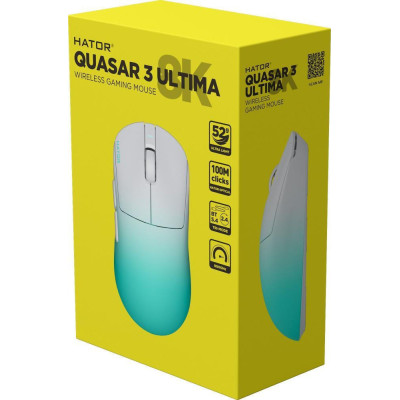 HATOR Quasar 3 ULTIMA 8K Wireless white/mint (HTM761)