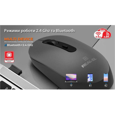 REAL-EL RM-470W Black (EL123200049)