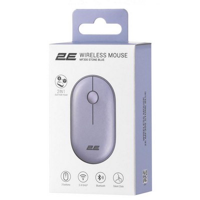 2E MF300 Silent WL BT Stone blue (2E-MF300WBL)