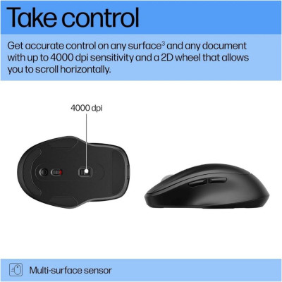 HP 510 Ultra-Fast Rechargeable Wireless Black (9C2F6AA)