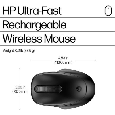 HP 510 Ultra-Fast Rechargeable Wireless Black (9C2F6AA)