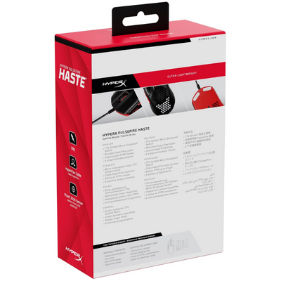 HyperX Pulsefire Haste USB Black/Red (HMSH1-A-RD/G, 4P5E3AA)