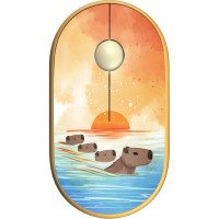 2E MF300 Capybara Sunset Silent WL BT Yellow (2E-MF300WCAPIBARAYW)