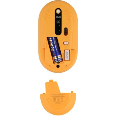 2E MF300 Capybara Sunset Silent WL BT Yellow (2E-MF300WCAPIBARAYW)