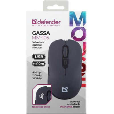 Defender Gassa MM-105 Black (52105)
