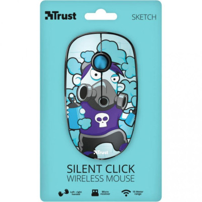 Trust Sketch Silent WL Mouse Blue (23335)