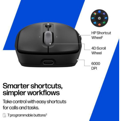HP 700 Rechargeable Wireless Black (AZ7B0AA)