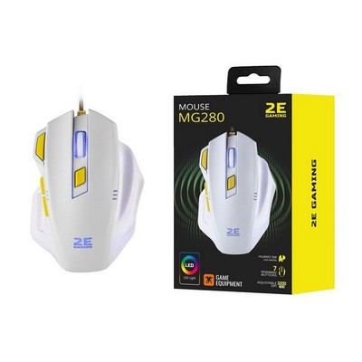 2E M280 LED USB White (2E-MG280UWT)