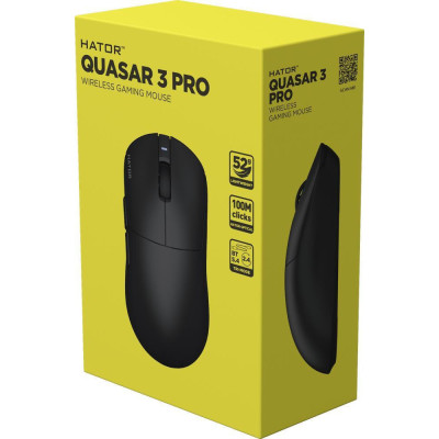 HATOR Quasar 3 PRO wireless black (HTM740)