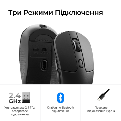 Keychron M3 WL Black (M3-A23)