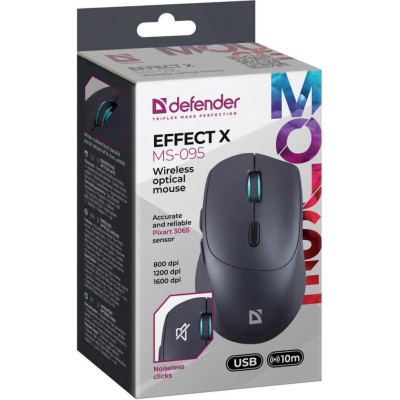 Defender Effect X MS-095 Wireless Black (52095)
