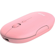 Trust Puck Rechargeable Ultra-Thin BT WL Silent Pink (24125)