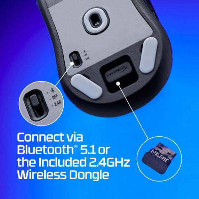 HyperX Pulsefire Haste 2 Mini Wireless black (7D388AA)