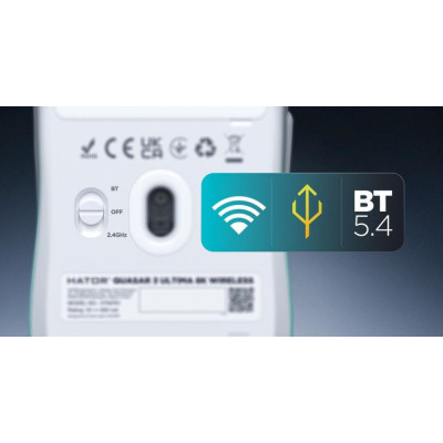 HATOR Quasar 3 ULTIMA 8K Wireless Black (HTM762)