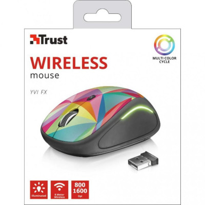 Trust Yvi FX wireless mouse geometrics (22337)