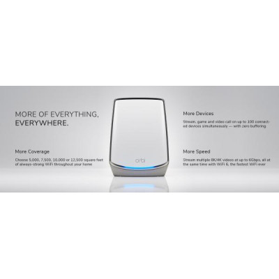 NETGEAR Orbi 850 Series 2-Pack White (RBK852-100EUS)