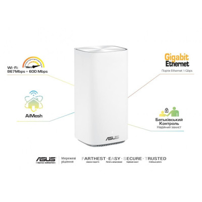 ASUS ZenWiFi AC Mini CD6 3-pack (CD6-3PK)