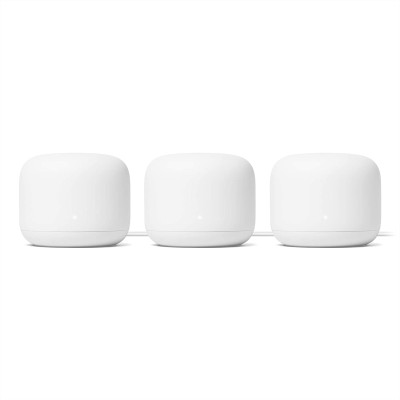 Google Nest WiFi Router 3 Pack Bundle (2nd gen) (GA02434-US)