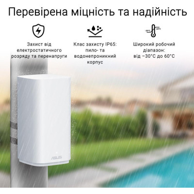 ASUS ZenWiFi BD4 Outdoor 1-Pack White (90IG09A0-MO3B60)