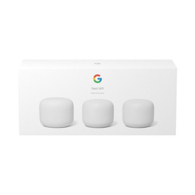 Google Nest Wifi Router and Two Point Snow (GA00823-US)