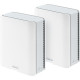 ASUS ZenWiFi BT8 2-Pack White (90IG0930-MO3B20, 90IG0930-MA1B2T)