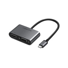 UGREEN Adapter Type-C M to HDMI+VGA Silver (50505)