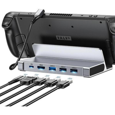 Choetech M77 Steam Deck Docking Station (HUB-M77-GY)