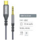 ColorWay USB Type-C to 3.5mm 1.2m Grey (CW-CBPDJ071-G)