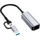 ColorWay USB-A/USB-С 3.0 - RJ45 Gigabit Ethernet (CW-AD-CRG)