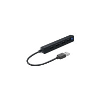 Speed-Link Snappy Slim USB Hub 4-Port Black (SL-140000-BK)