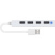 Speed-Link Snappy Slim USB Hub 4-Port White (SL-140000-WE)