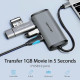 Vention Type-C to HDMI/USB3.0х3/PD 0.15m Gray (CNBHB)