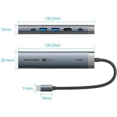  Vention Hub 6-in-1 100W (TGNHB)